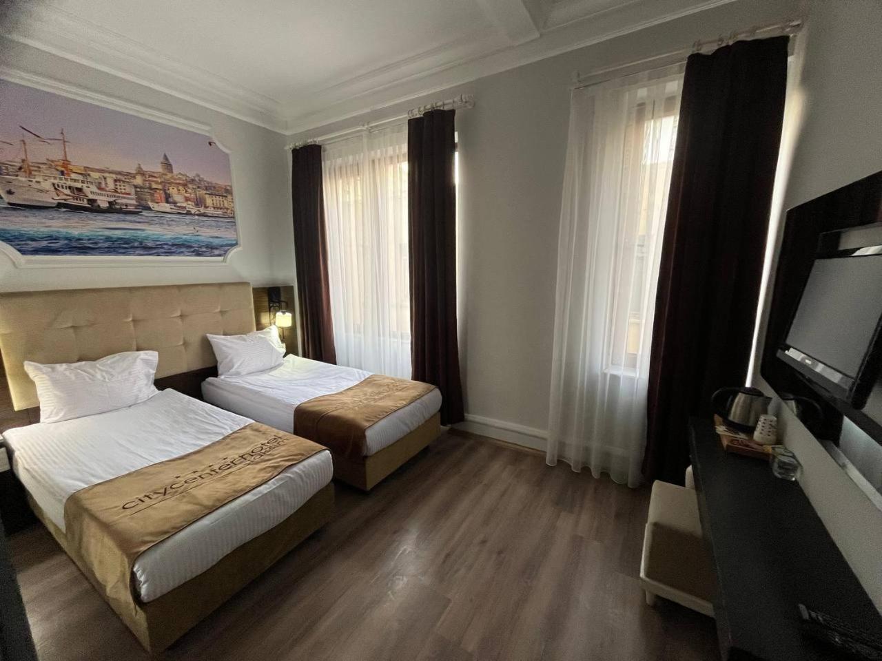 City Center Hotel Taksim Istanbul Exterior foto